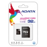 ADATA microSDHC Class 4 kortelė 32GB, SD adapteris